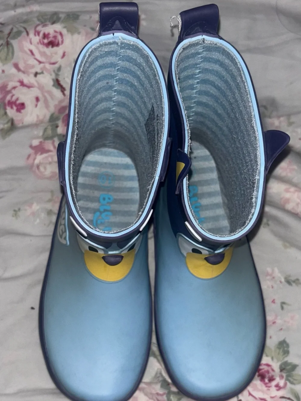 Target Kids Blue Character Rain Boots with Yellow Nose